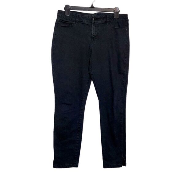 WHBM Black Skimmer Jeans 10 - Picture 1 of 4